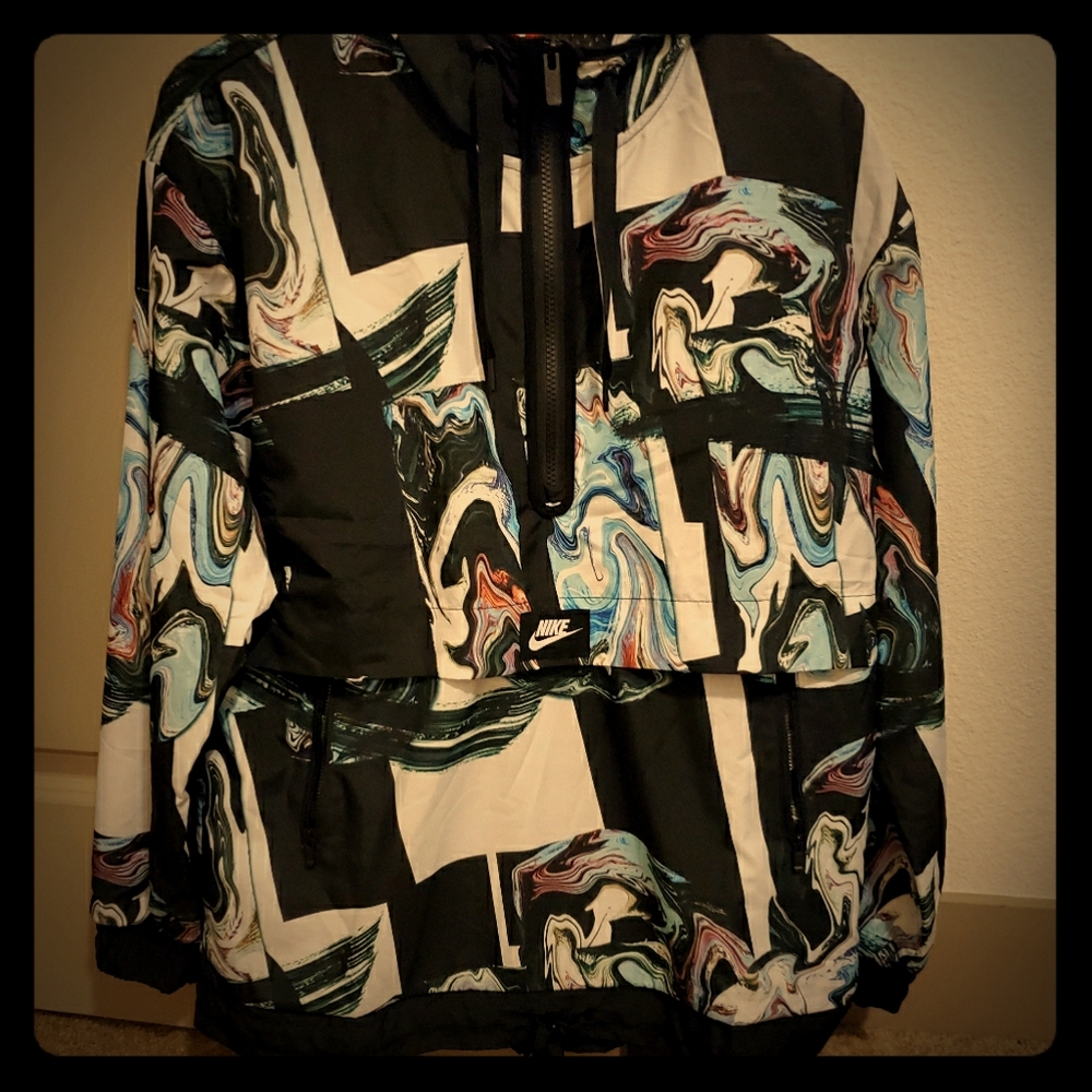 Nike half zip hoodie